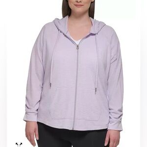 Lightweight Calvin Klein Performance Zip-Up Hoodie